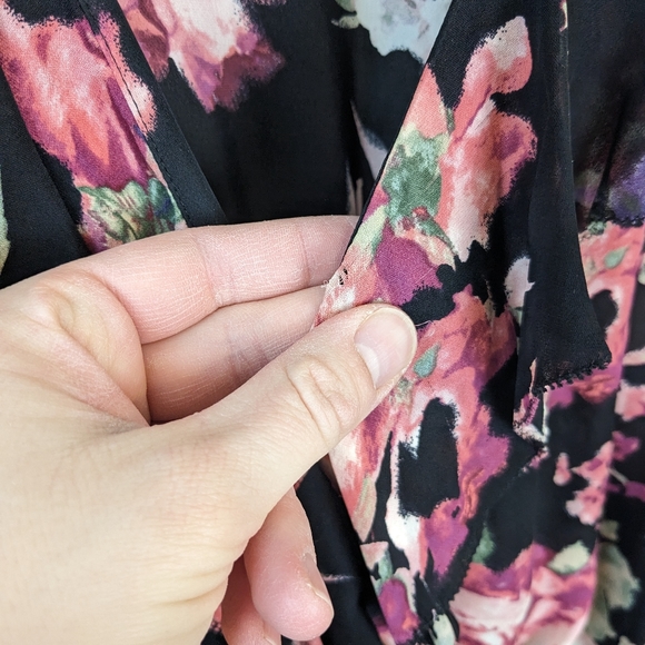 Joie Joada 100% Silk Floral Tiered Ruffle Mini Dress - Picture 5 of 10